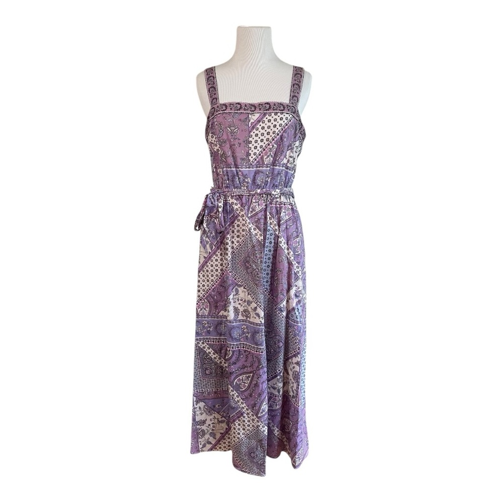 Laundry By Shelli Segal Purple and White Resort Dress
